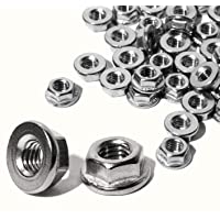 Tuercas de brida sin cierre dentado (Glatt) M3 DIN 6923- acero inoxidable A2- V2A- M3- 10 unidades